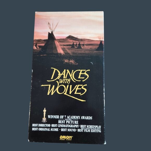 Dances With Wolves VHS Tape 1990 Academy Award Winner Drama - Picture 1 of 3